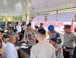 Cegah Penyalahgunaan, Polda Sultra Gelar Pemeriksaan Senpi dan Psikologi Personel