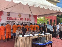 Polda Sultra Kembali Ungkap Kasus Curanmor, Pencurian Rumah Kosong, dan Penggelapan Mobil